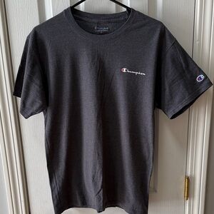 Champion Men's Dark Gray Short Sleeve Tee